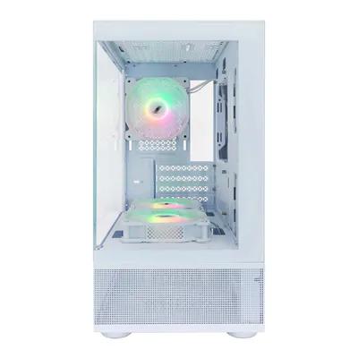 Корпус 1STPLAYER MIKU Mi2-A ARGB White, mATX, 3×120 мм ARGB, без БП
