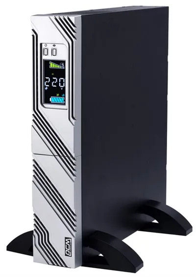 ИБП Powercom Smart-UPS SMART RT (SRT-2000A LCD-NC2), 2000 ВА/1800 Вт, Rack/Tower