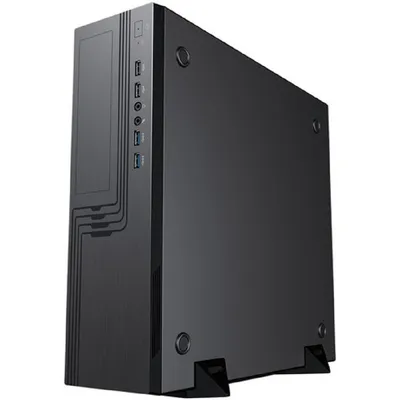 Корпус Powerman EL555BK PM-300ATX, Slim, 300 Вт, 2×USB 3.0, 2×USB 2.0