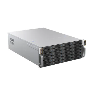 Корпус Procase BS424-SAS12-B-0, 4U Rack, 24 SATA III/SAS 12Gbit hotswap, EATX, без БП