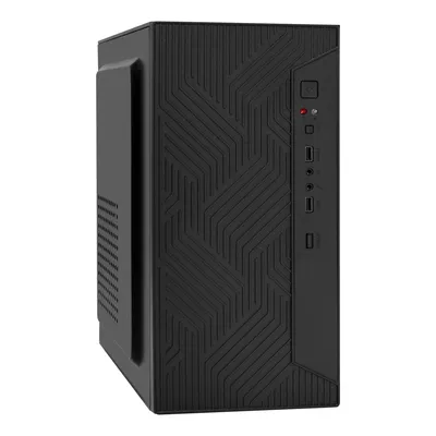 EX299213RUS Minitower ExeGate BAA-303-UNS400 (mATX,БП UNS400 с  вент. 12см,2*USB,HD Audio,черный)
