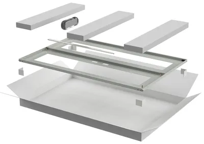 Дверь ITK LN35-28U8X-D2P для шкафа LINEA N, 28U, 800 мм, перфорированная двустворчатая