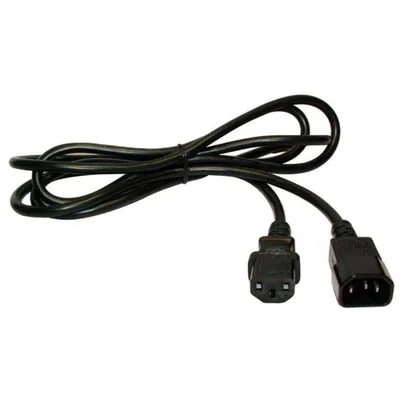 Шнур питания LANMASTER LAN-PP13/14-2.0-BK, IEC-320 C13–C14, 2 м, 10 А