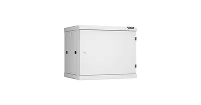 Шкаф TLK TWC-096045-R-M-GY, настенный 19", 9U, 600×503×450 мм, металлическая дверь