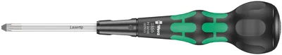 Отвёртка крестовая WERA 1855 PZ Kraftform Ball-Grip, PZ 2×100 мм, WE-007910