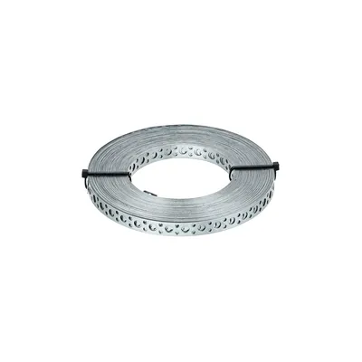 Лента монтажная РОСКРЕП 00-00000316, перфорированная, 12×0,5 мм, 25 м