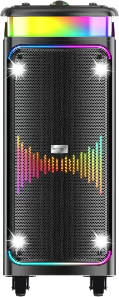 Минисистема Supra SMB-870, 90 Вт RMS, Bluetooth, FM, караоке