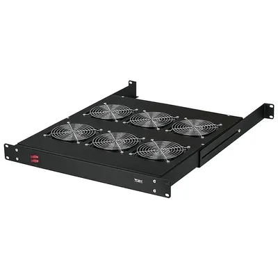 Вентиляторная полка TLK TLK-VP6-BK, 19", 1U, 6 вентиляторов, Г520 мм