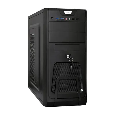 Корпус ПК ExeGate 299162, Miditower ATX, БП 350Вт, черный