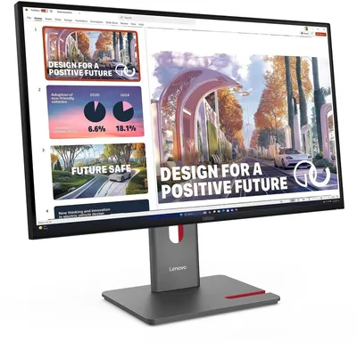 Монитор Lenovo ThinkVision P27QD-40 64B3GAT2UK, 27" QHD IPS, 120 Гц, USB-C 140 Вт, KVM