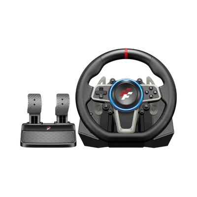 Игровой руль/ Игровоймини-руль с педалями FLASHFIRE F119 (Совместим с PS4, PS3, ПК, XB One, Series X/S и NSW)