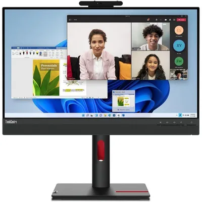 Монитор Lenovo ThinkCentre TIO24Gen5 12NAGAR1EU, 23,8" IPS FHD, 60 Гц, HDMI/DP