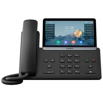 IP-телефон Yealink SIP-T77U, 7" сенсорный экран, 16 аккаунтов, PoE, GigE