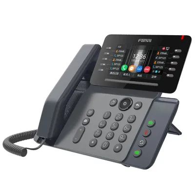 IP-телефон Fanvil V65, 20 SIP-линий, 4,3" IPS, 2×GE, Wi-Fi, PoE