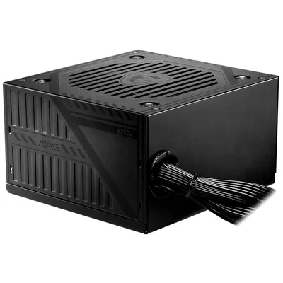 Блок питания MSI MAG A600DN, 600 Вт, 80 PLUS, ATX, немодульный