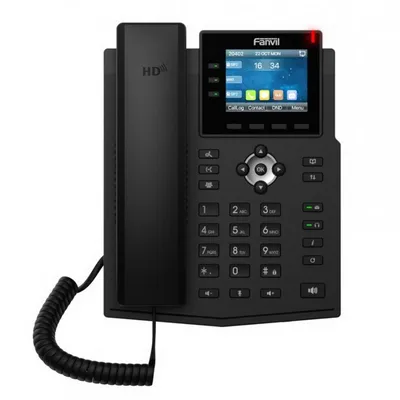 IP-телефон Fanvil X3U Pro, 6 линий, экран 2.8", Gigabit, PoE