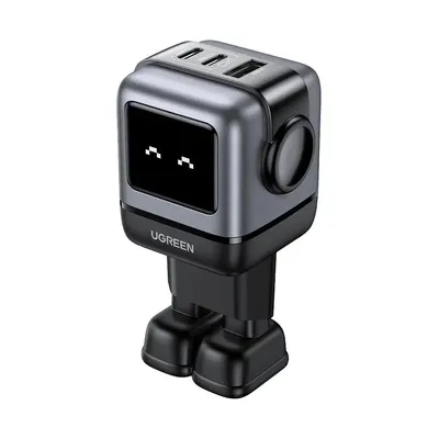 Зарядное устройство UGREEN CD361 (25685B) UNO, 65 Вт, 2×USB-C + USB-A, GaN