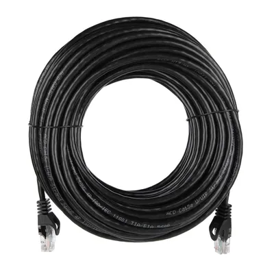 Патч-корд ACD ACD-LPU5C-20M, Cat5e UTP, 24AWG, 4 пары, 20 м, черный