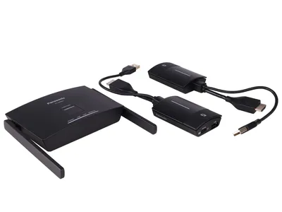 Комплект Panasonic TY-WPS1(W): приёмник STB и 2 передатчика USB-A/HDMI