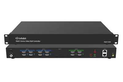 Контроллер видеостены Infobit iWall X408, 1080P, 4×8 HDMI