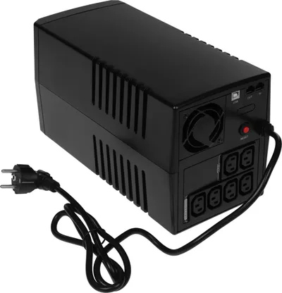 ИБП Ippon Smart Power Pro II 1200, 1200 ВА / 720 Вт, AVR, 6×C13, USB/RS-232