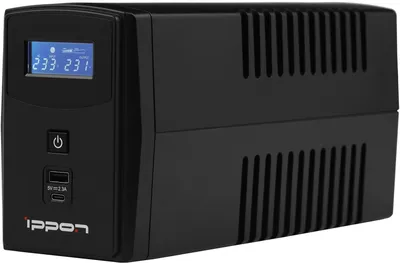 ИБП Ippon Back Power Pro II Euro 650, 650 ВА / 360 Вт, AVR, 2×EURO