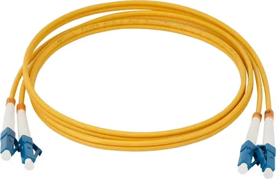 Патч-корд оптический Lanmaster TWT-2LC-2LC/SU-1.0, 2×9/125 OS1/OS2, LC дуплекс, 1 м, ПВХ