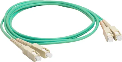 Патч-корд LANMASTER LAN-2SC-2SC/OM3-3.0, SC-SC duplex, OM3, 50/125, LSZH, 3 м