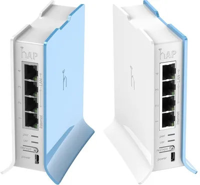 Точка доступа MikroTik RB941-2nD-TC hAP lite, 2,4 ГГц 802.11b/g/n, 4×10/100, 650 МГц