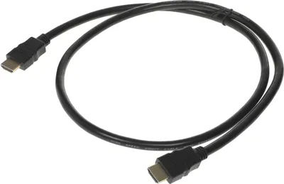 Кабель Buro BHP HDMI 2.0-1, HDMI (m) — HDMI (m), 1 м, позолоченные контакты, чёрный