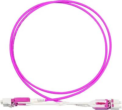 Патч-корд оптический LANMASTER LAN-2LC-2LC/OS2H-1.0, LC-LC, OS2, LSZH, 1 м