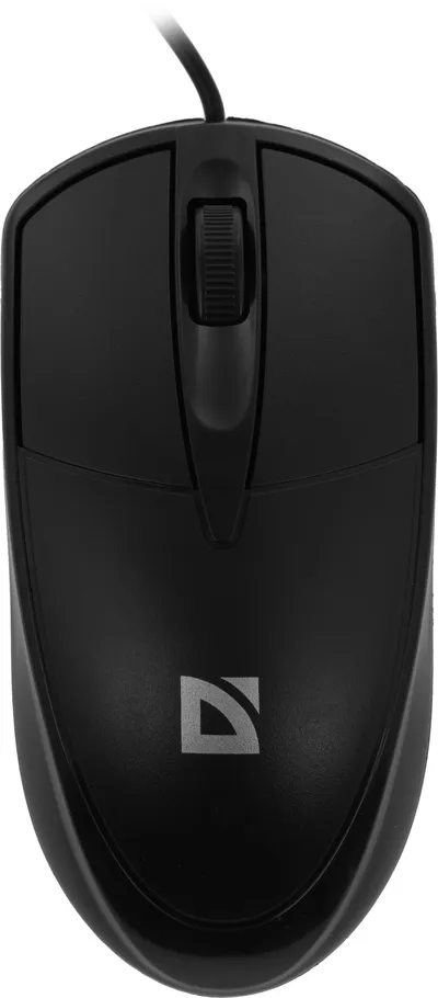 Мышь DEFENDER Trace MB-989, проводная, оптическая, 1000 dpi, USB, 3 кнопки, чёрная