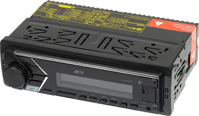 Автомагнитола ACV AVS-814BW, 1 DIN, Bluetooth, USB Type-A, AUX, 4×50 Вт, FM