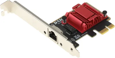 Сетевой адаптер D-Link DGE-562T/A2A, 2.5G Ethernet, PCIe x1, 1 порт RJ-45