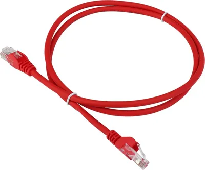 Патч-корд LANMASTER LAN-PC45/U6-2.0-RD, UTP кат.6, 2 м, LSZH, красный