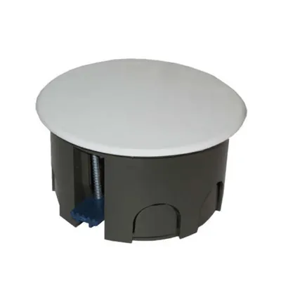 Коробка распределительная Электропромпласт 185250, круглая 80×45мм, IP20, 6 вводов