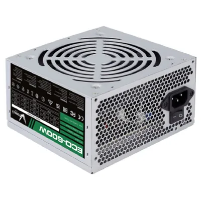 Блок питания Formula ECO-600W, 600 Вт, ATX 2.3, 20+4P, 4×SATA, вентилятор 120 мм