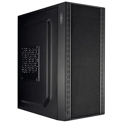 Корпус Ginzzu B170, Mini-Tower, mATX/Mini-ITX, 2×USB 2.0, черный