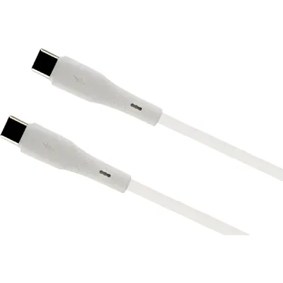 Кабель Perfeo C1106, USB Type-C — USB Type-C, 60 Вт, 1 м, белый