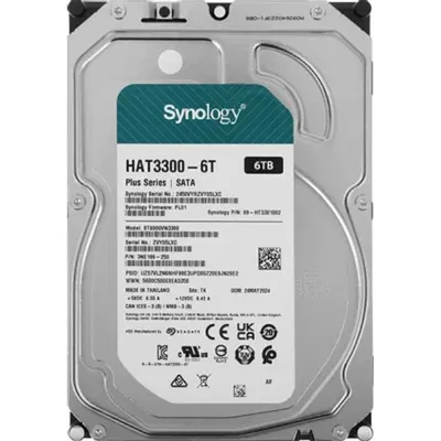 Жесткий диск Synology HAT3300-6T, 6 ТБ, SATA III 3.5", 5400 об/мин, 256 МБ