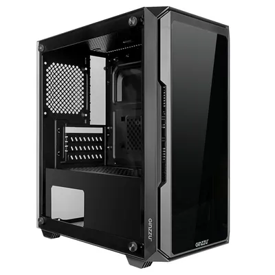 Корпус Ginzzu CL590, mATX, сталь, черный, до 310 мм GPU, до 160 мм кулер