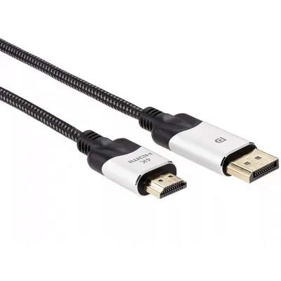 Кабель-переходник Vcom CG608M-1.8M, DisplayPort — HDMI, 4K@60 Гц, 1,8 м
