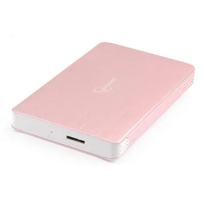 Внешний корпус Gembird EE2-U3S-65, 2.5", SATA, USB 3.0, алюминий, розовое золото