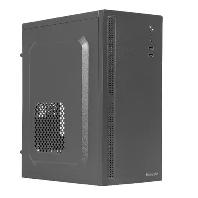 Корпус DEFENDER X11, Mini-Tower, mATX/Mini-ITX, без БП, чёрный