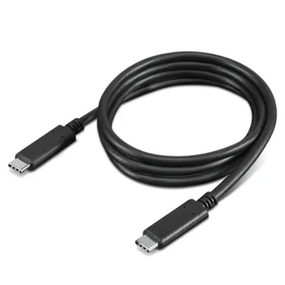 Кабель Lenovo 4X90U90619, USB-C — USB-C, 1 м, USB 3.2 Gen 2, до 100 Вт