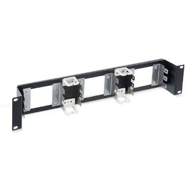 Рама Cabeus FM-9-2U, 19", 2U, для 9 плинтов типа Krone, сталь