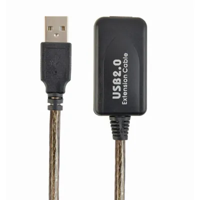 Кабель удлинитель USB 2.0 Cablexpert UAE-01-15M, 15 м, AM/AF, активный