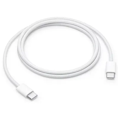 Кабель Apple MQKJ3ZM/A USB-C — USB-C, 1 м, USB 2.0, 3 А, белый