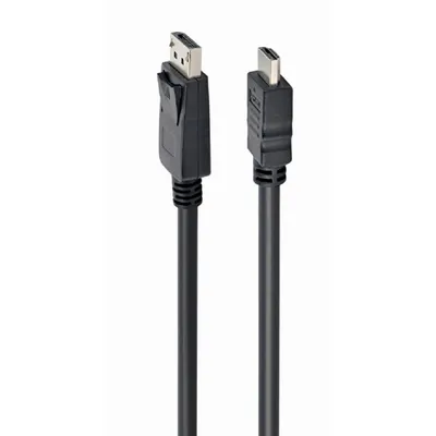Кабель Cablexpert CC-DP-HDMI-10M, DisplayPort (male) — HDMI (male), 10 м, 4K, экранированный
