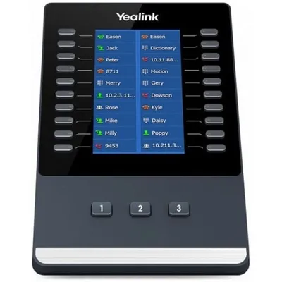 Модуль расширения Yealink EXP43, 23 кнопки, цветной LCD, для T4U